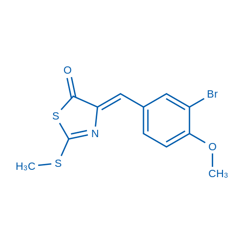 (Z)-4-(3-Bromo-4-methoxybenzylidene)-2-(methylthio)thiazol-5(4H)-one 1g