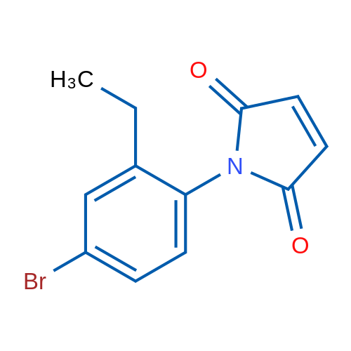 1-(4-Bromo-2-ethylphenyl)-1H-pyrrole-2,5-dione 5g