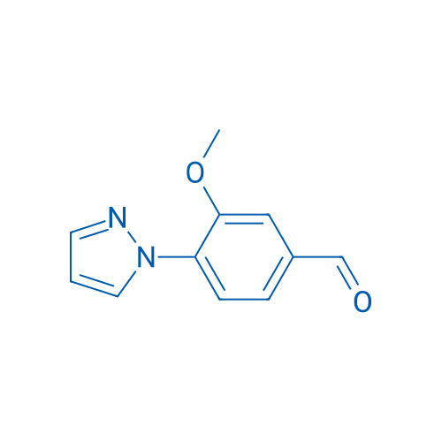 3-Methoxy-4-(1H-pyrazol-1-yl)benzaldehyde 250mg