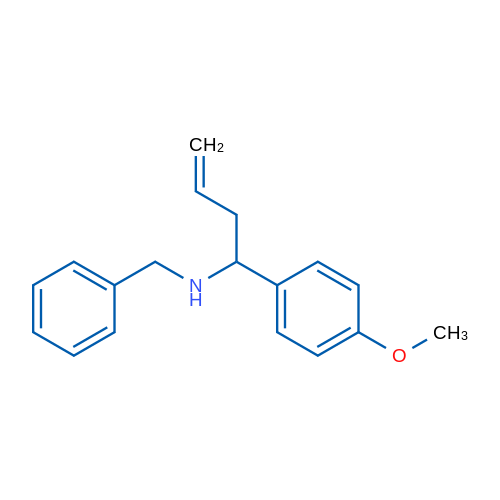N-Benzyl-1-(4-methoxyphenyl)but-3-en-1-amine 1g
