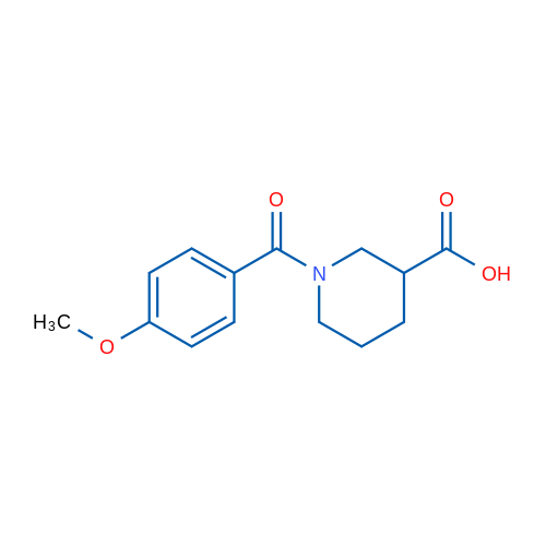 1-(4-Methoxybenzoyl)piperidine-3-carboxylic acid 1g