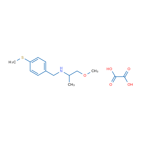 1-Methoxy-N-(4-(methylthio)benzyl)propan-2-amine oxalate 5g