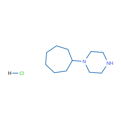 1-Cycloheptylpiperazine hydrochloride 1g