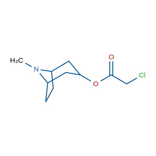 Chloro-acetic acid 8-methyl-8-aza-bicyclo[3.2.1]oct-3-yl ester 1g