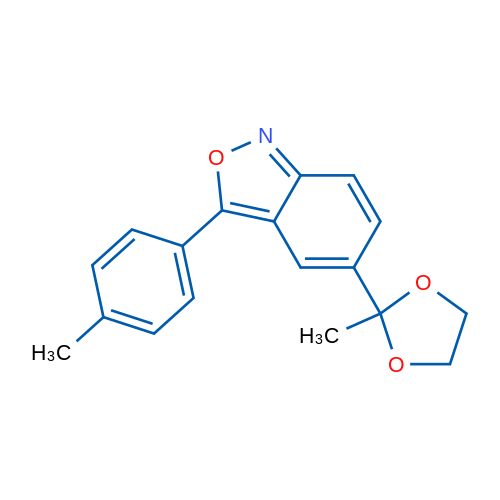5-(2-Methyl-1,3-dioxolan-2-yl)-3-(p-tolyl)benzo[c]isoxazole 1g