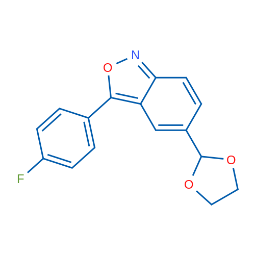 5-(1,3-Dioxolan-2-yl)-3-(4-fluorophenyl)-2,1-benzoxazole 1g