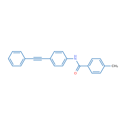 4-Methyl-N-[4-(2-phenylethynyl)phenyl]benzamide 1g