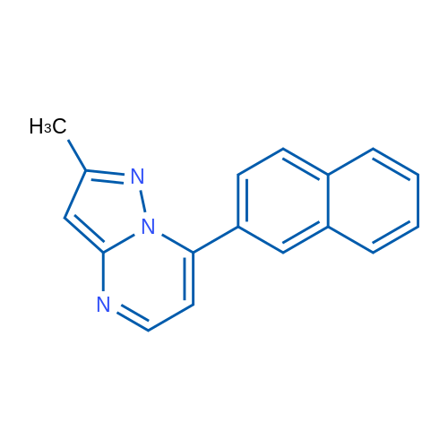 2-Methyl-7-(naphthalen-2-yl)pyrazolo[1,5-a]pyrimidine 1g