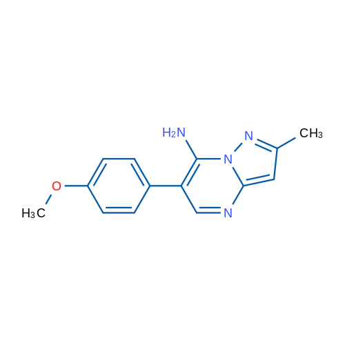 6-(4-Methoxyphenyl)-2-methylpyrazolo[1,5-a]pyrimidin-7-amine 5g