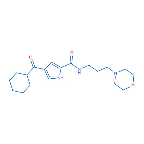 4-Cyclohexanecarbonyl-N-[3-(morpholin-4-yl)propyl]-1H-pyrrole-2-carboxamide 1g