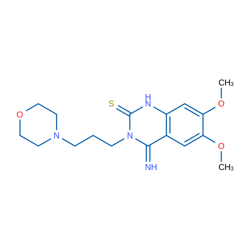 4-Imino-6,7-dimethoxy-3-[3-(morpholin-4-yl)propyl]-1,2,3,4-tetrahydroquinazoline-2-thione 1g