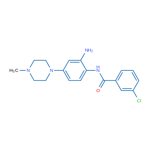 N-[2-Amino-4-(4-methylpiperazin-1-yl)phenyl]-3-chlorobenzamide 1g