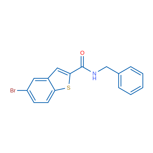 N-Benzyl-5-bromo-1-benzothiophene-2-carboxamide 1g