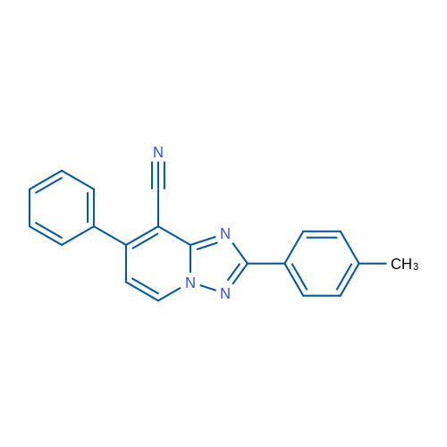 2-(4-Methylphenyl)-7-phenyl-[1,2,4]triazolo[1,5-a]pyridine-8-carbonitrile 1g