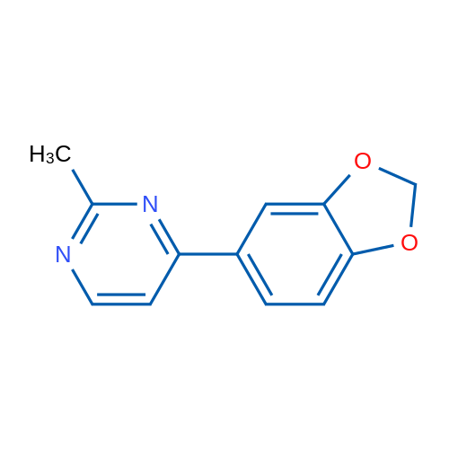 4-(2H-1,3-Benzodioxol-5-yl)-2-methylpyrimidine 1g