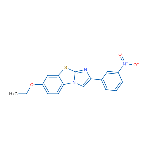 10-Ethoxy-4-(3-nitrophenyl)-7-thia-2,5-diazatricyclo[6.4.0.0^{2,6}]dodeca-1(8),3,5,9,11-pentaene 50mg