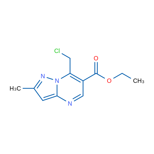 Ethyl 7-(chloromethyl)-2-methylpyrazolo[1,5-a]pyrimidine-6-carboxylate 1g