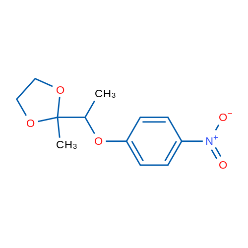 2-Methyl-2-[1-(4-nitrophenoxy)ethyl]-1,3-dioxolane 1g
