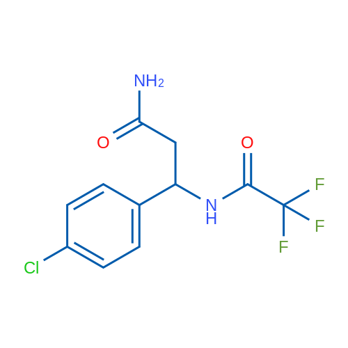 3-(4-Chlorophenyl)-3-(2,2,2-trifluoroacetamido)propanamide 5g