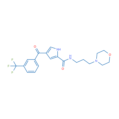 N-[3-(Morpholin-4-yl)propyl]-4-[3-(trifluoromethyl)benzoyl]-1H-pyrrole-2-carboxamide 1g