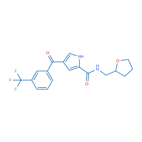 N-[(Oxolan-2-yl)methyl]-4-[3-(trifluoromethyl)benzoyl]-1H-pyrrole-2-carboxamide 1g