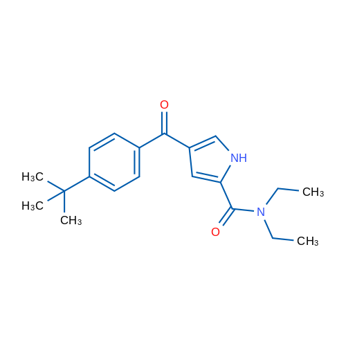 4-(4-tert-Butylbenzoyl)-N,N-diethyl-1H-pyrrole-2-carboxamide 1g