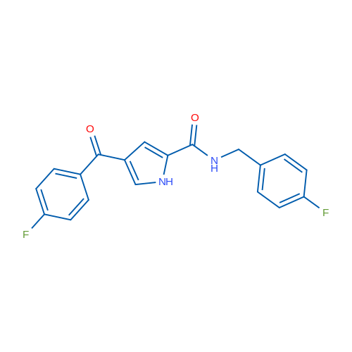 4-(4-Fluorobenzoyl)-N-[(4-fluorophenyl)methyl]-1H-pyrrole-2-carboxamide 1g