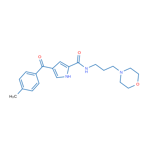 4-(4-Methylbenzoyl)-N-[3-(morpholin-4-yl)propyl]-1H-pyrrole-2-carboxamide 1g