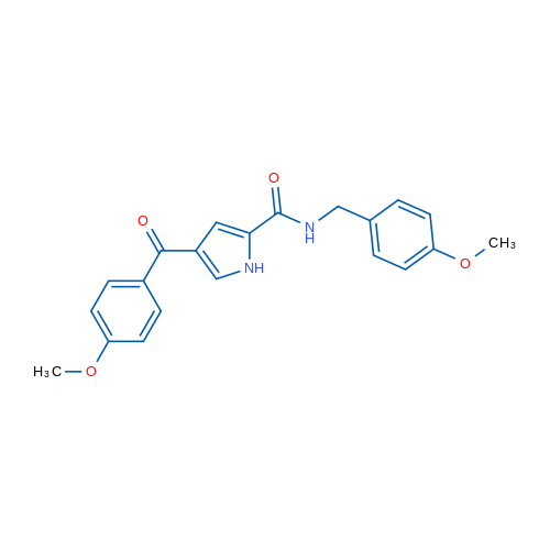 4-(4-Methoxybenzoyl)-N-[(4-methoxyphenyl)methyl]-1H-pyrrole-2-carboxamide 1g