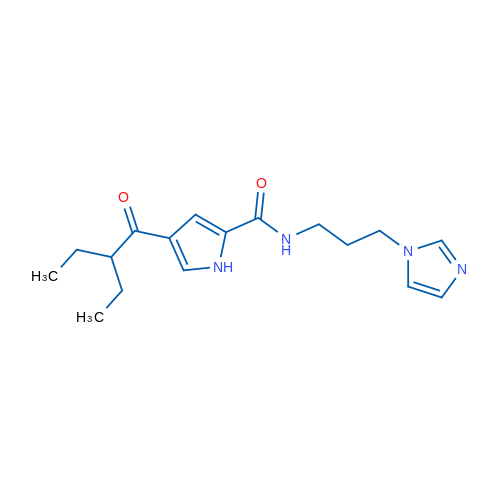 4-(2-Ethylbutanoyl)-N-[3-(1H-imidazol-1-yl)propyl]-1H-pyrrole-2-carboxamide 1g