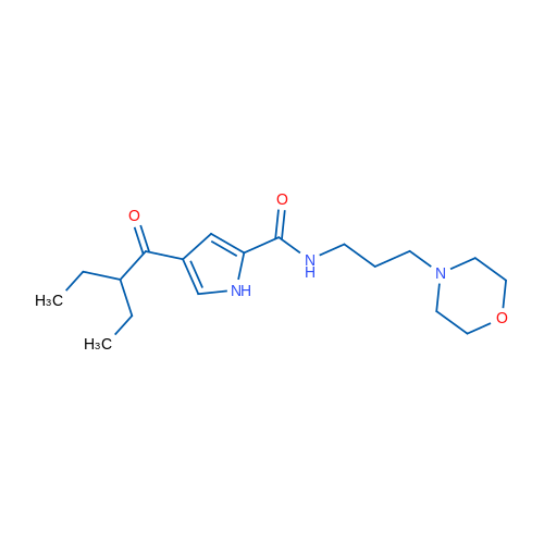 4-(2-Ethylbutanoyl)-N-[3-(morpholin-4-yl)propyl]-1H-pyrrole-2-carboxamide 1g
