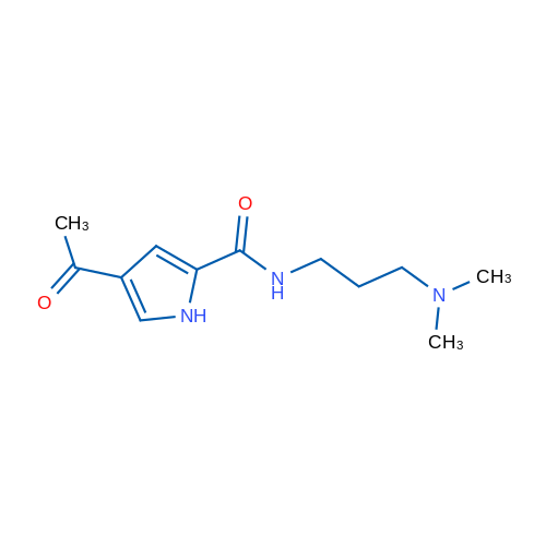 4-Acetyl-N-[3-(dimethylamino)propyl]-1H-pyrrole-2-carboxamide 1g