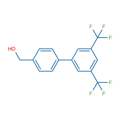(3',5'-Bis(trifluoromethyl)-[1,1'-biphenyl]-4-yl)methanol 1g