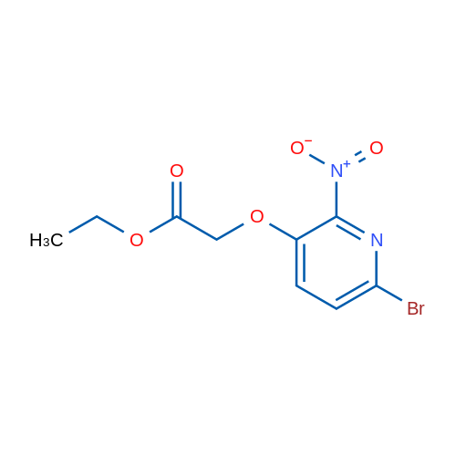 Ethyl 2-((6-bromo-2-nitropyridin-3-yl)oxy)acetate 5g