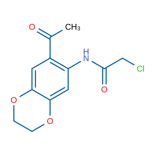 N-(7-Acetyl-2,3-dihydrobenzo[b][1,4]dioxin-6-yl)-2-chloroacetamide 1g
