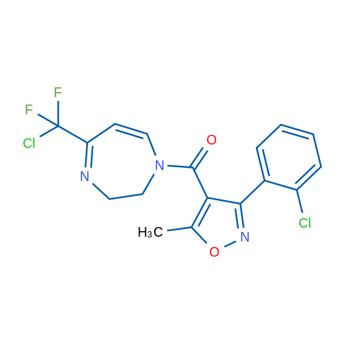 5-(Chlorodifluoromethyl)-1-[3-(2-chlorophenyl)-5-methyl-1,2-oxazole-4-carbonyl]-2,3-dihydro-1H-1,4-diazepine 1g