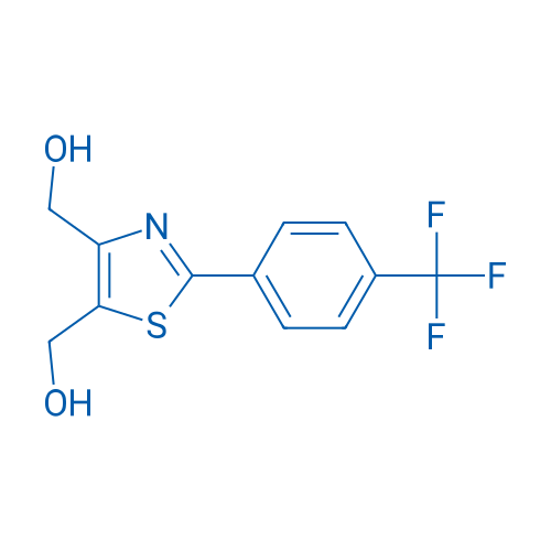 (2-(4-(Trifluoromethyl)phenyl)thiazole-4,5-diyl)dimethanol 1g