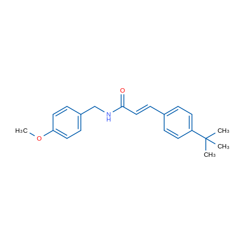 (2E)-3-(4-tert-Butylphenyl)-N-[(4-methoxyphenyl)methyl]prop-2-enamide 1g