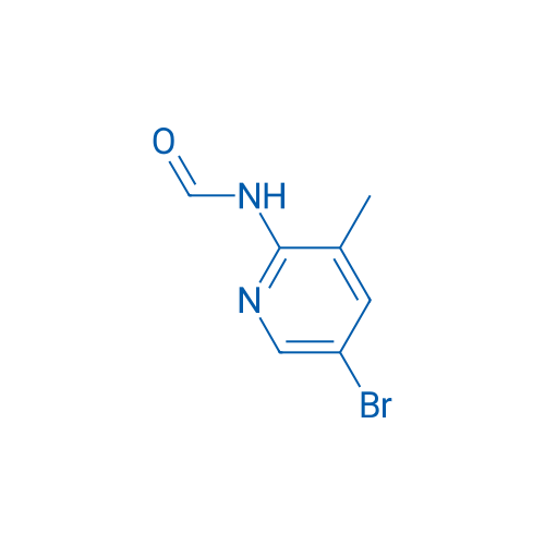 N-(5-Bromo-3-methylpyridin-2-yl)formamide 10g