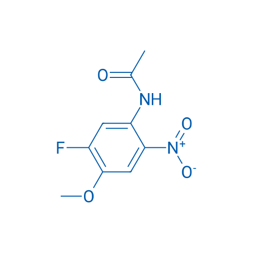 N-(5-Fluoro-4-methoxy-2-nitrophenyl)acetamide 250mg