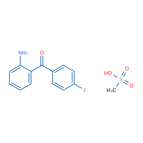 (2-Aminophenyl)(4-fluorophenyl)methanone methanesulfonate 5g