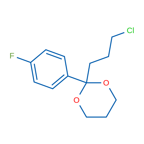 2-(3-Chloropropyl)-2-(4-fluorophenyl)-1,3-dioxane 1g