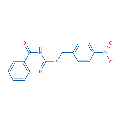 2-{[(4-nitrophenyl)methyl]sulfanyl}-3,4-dihydroquinazolin-4-one 1g
