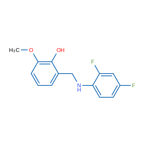 2-{[(2,4-difluorophenyl)amino]methyl}-6-methoxyphenol 1g