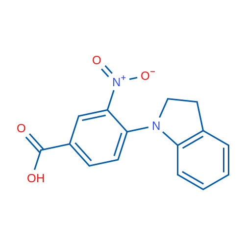 4-(Indolin-1-yl)-3-nitrobenzoic acid 5g