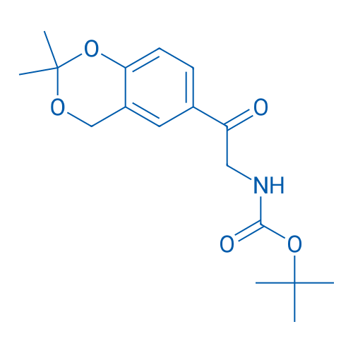 tert-Butyl (2-(2,2-dimethyl-4H-benzo[d][1,3]dioxin-6-yl)-2-oxoethyl)carbamate 5g