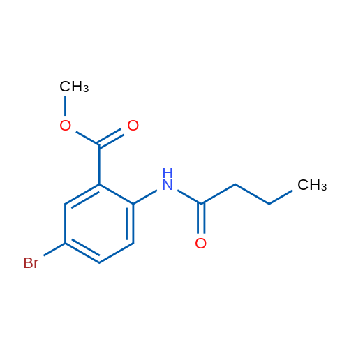 Methyl 5-bromo-2-butyramidobenzoate 1g