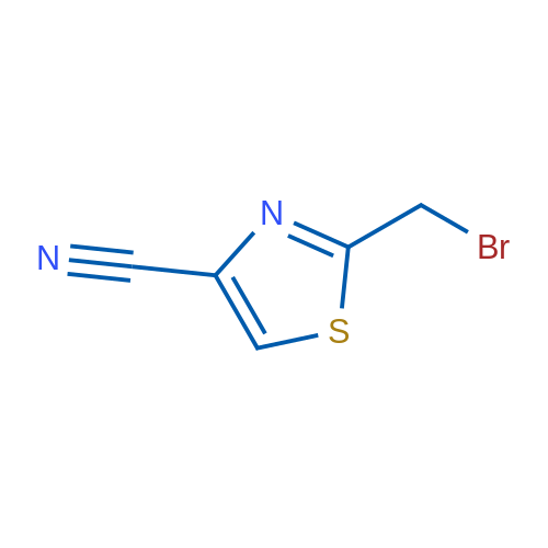 2-(Bromomethyl)-1,3-thiazole-4-carbonitrile 100mg
