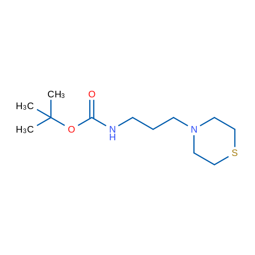tert-Butyl (3-thiomorpholinopropyl)carbamate 250mg