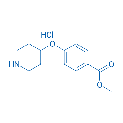 Methyl 4-(piperidin-4-yloxy)benzoate HCl 250mg